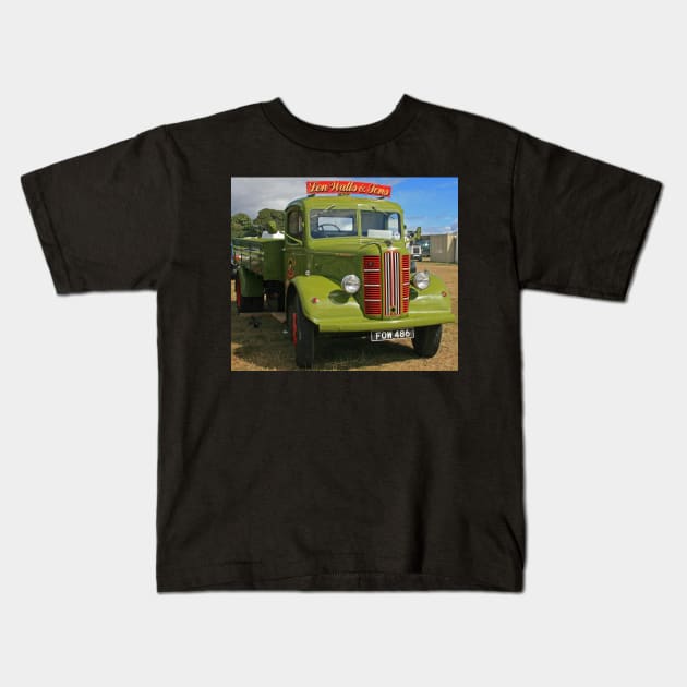 Austin K4 Truck Kids T-Shirt by RedHillDigital